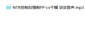 NTR控制强制PP（柒柒音声）cv千媚