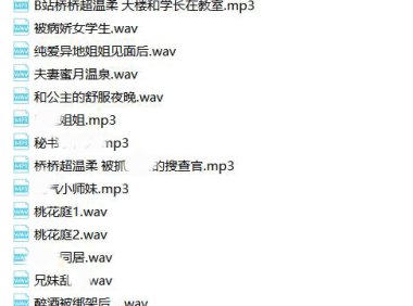【绝版珍藏】B站桥桥超温柔 全集 -4G