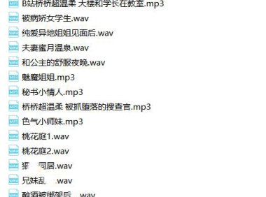【绝版珍藏】B站桥桥超温柔 全集 -4G