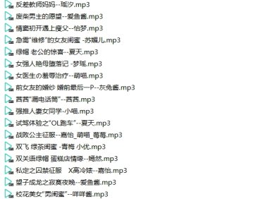 【全网独家】2025小野猫音声Z系列_超大合集 -30G